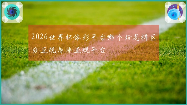 2026世界杯体彩平台哪个好怎样区分正规与非正规平台