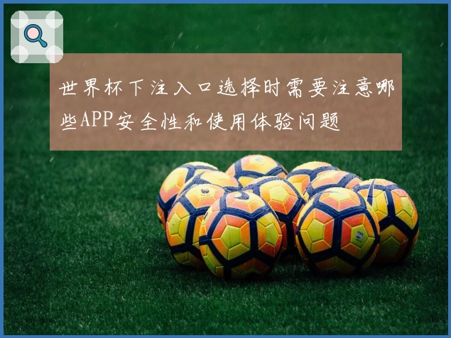 世界杯下注入口选择时需要注意哪些APP安全性和使用体验问题