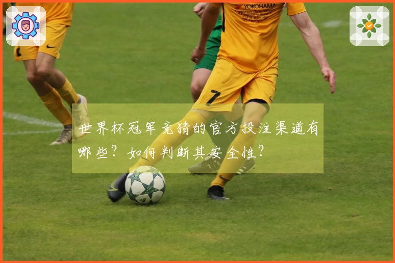 世界杯冠军竞猜的官方投注渠道有哪些?如何判断其安全性?