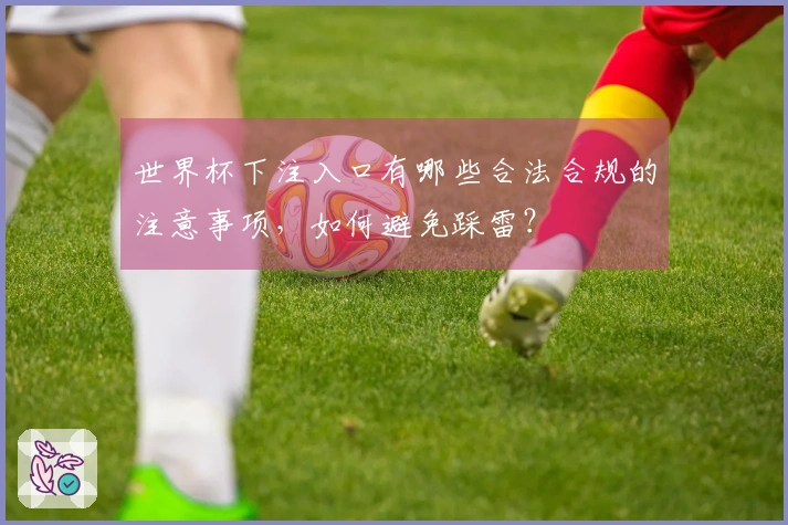 世界杯下注入口有哪些合法合规的注意事项，如何避免踩雷？