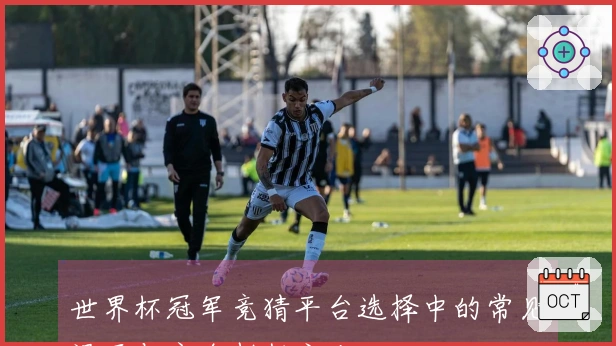 世界杯冠军竞猜平台选择中的常见误区与安全判断方法